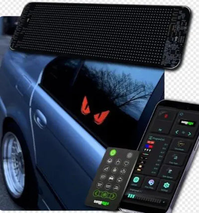 Ultra-Thin Bluetooth LED Car Sign Display (One Set) Frugal Finds Galore