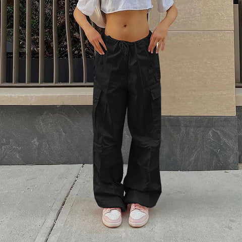 Women's Casual American Overalls with Tied Pockets Frugal Finds Galore