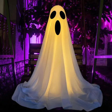 Ghost Halloween Decorations Frugal Finds Galore