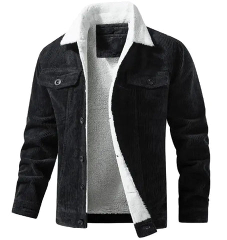 Corduroy Plush Jacket Coat Frugal Finds Galore