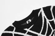Spider Web Knitted Sweater Frugal Finds Galore