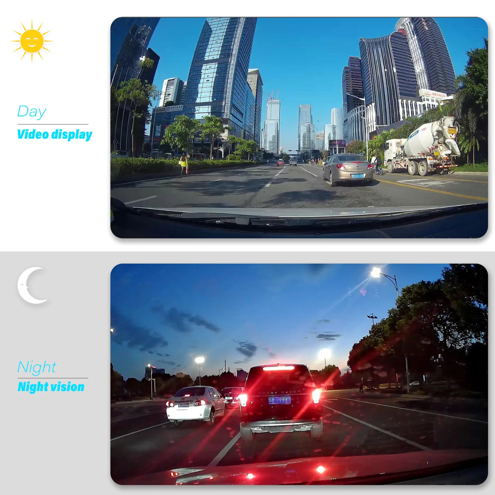 Touch Screen Dash Cam 4"