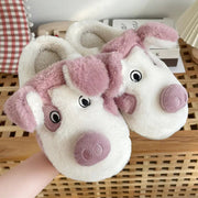 Cartoon Couple Cotton Anti-Slip Slippers Frugal Finds Galore