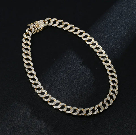 Full Diamond Inlaid Necklace Frugal Finds Galore
