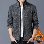 Winter Men Sweater Coat Thick And Velvet Frugal Finds Galore