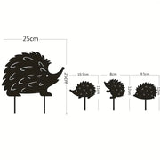Metal Hedgehog Garden Yard Sign Stake Ornament Frugal Finds Galore