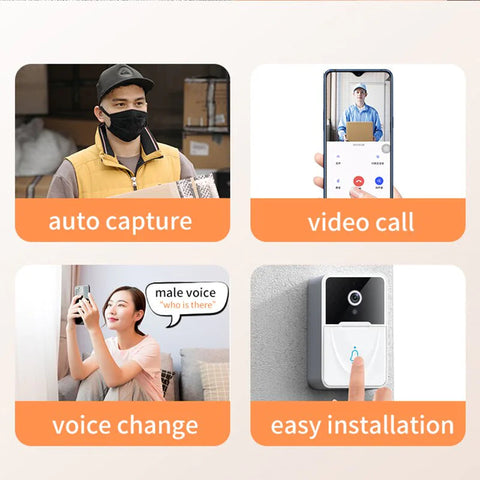 WiFi Smart Doorbell Intercom Video Camera Door Ring Frugal Finds Galore