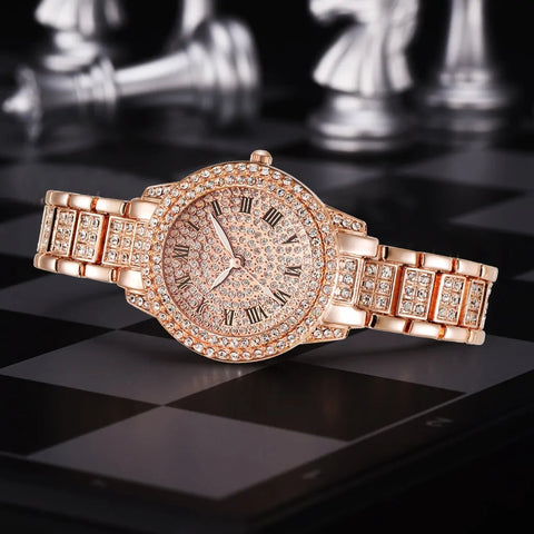 Diamond Crystals Watch and Bracelet Set Frugal Finds Galore