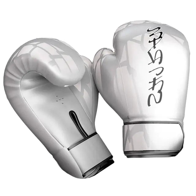 Silver Boxing Gloves Electronic Workout Indoor