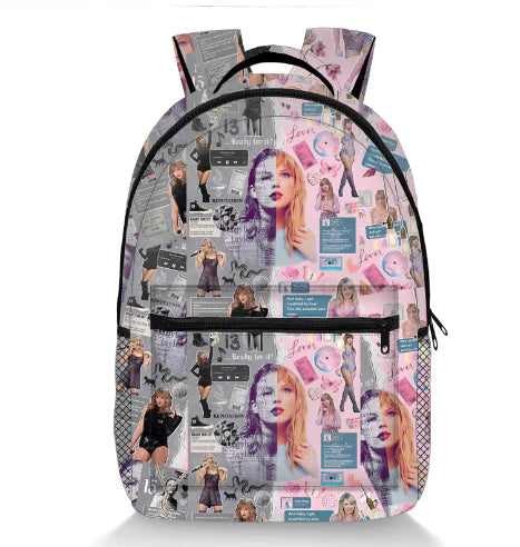 Fashionable Taylor Swift Large Capacity Canvas Backpack Frugal Finds Galore