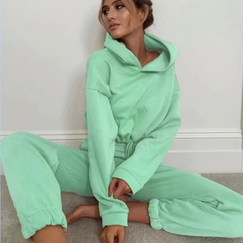 Two Piece Set Women Tracksuit