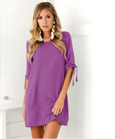 Chiffon Printed Dress - Floral Design Dress Frugal Finds Galore