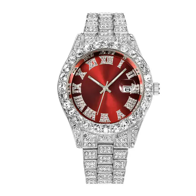 Diamond Roman Wrist Watch