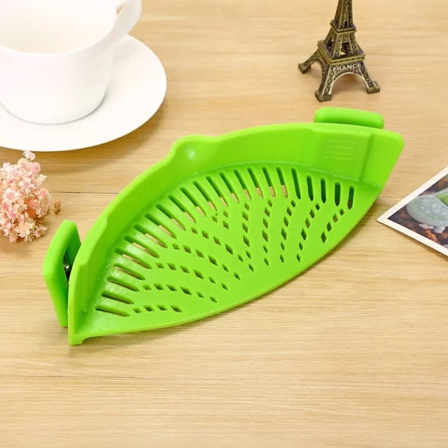 Silicone Clip-On Pot Pan Strainer