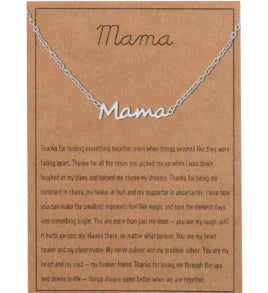 Silver MaMa Necklace & Fearless Pendant Necklace Frugal Finds Galore