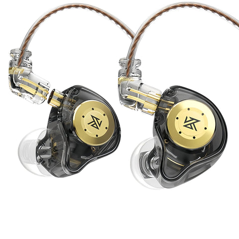 KZ EDX PRO IEM EarphonesWired Gaming EarbudsKZ in-Ear Monitor Headphones Detachable CableHiFi Deep Bass Sound with New 10mm Dynamic Driver for Singers Musicians (Black Without Mic) Frugal Finds Galore