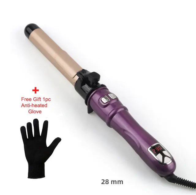 28/32mm Ceramic Barrel Automatic Rotating Hair Curler