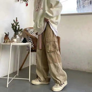 Men's Casual Loose Fit Spliced Overalls Frugal Finds Galore