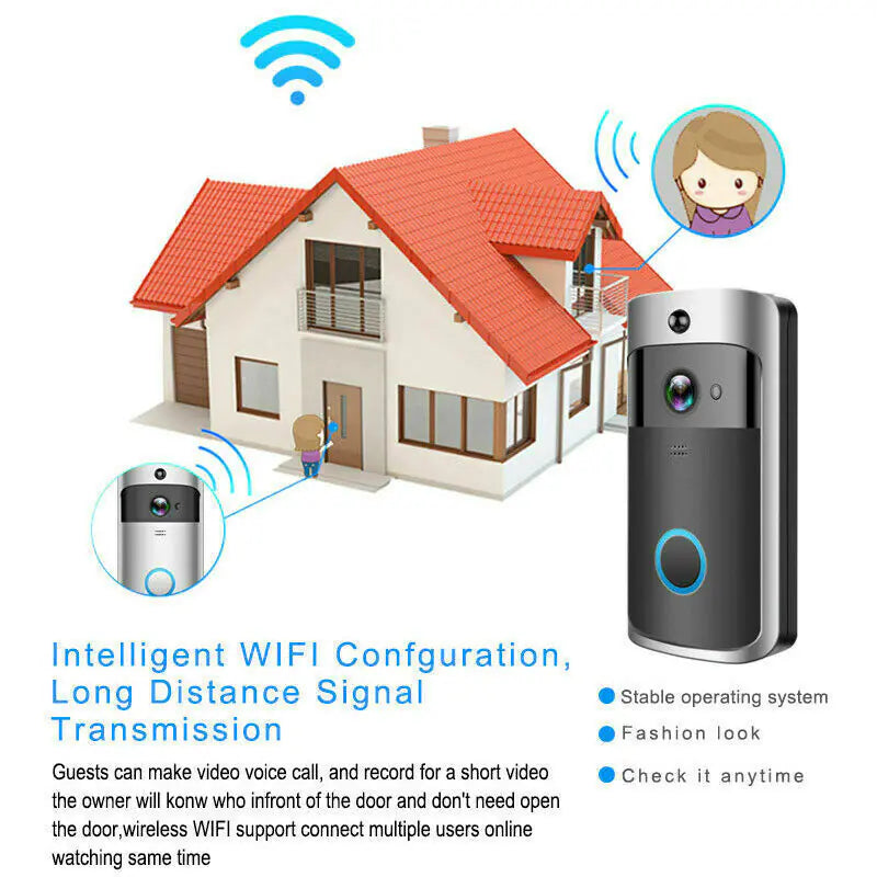 Smart Wireless WiFi Video Doorbell