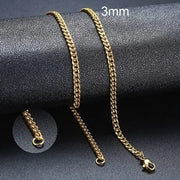 Unisex Cuban Chain Necklace Frugal Finds Galore