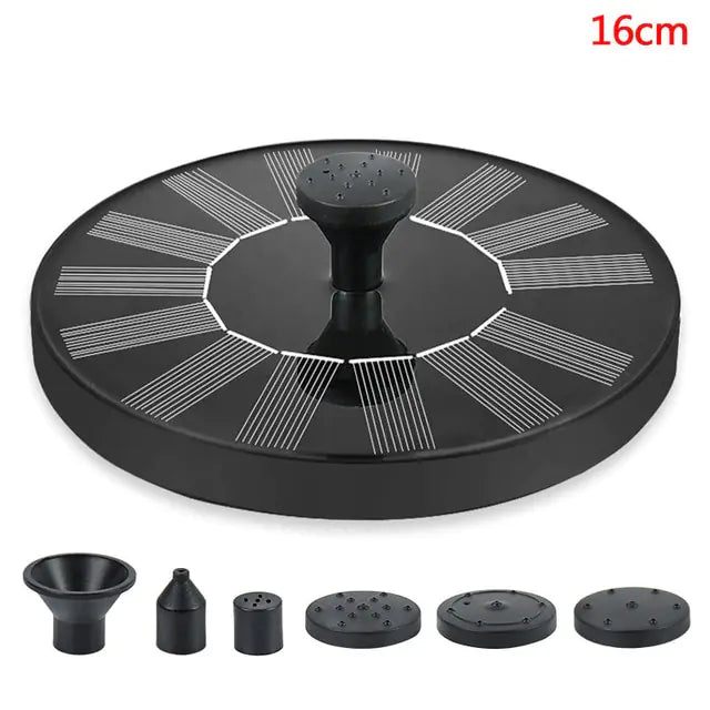 Mini Solar Water Fountain Waterfall Fountain Garden Decoration