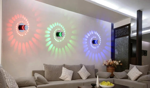 Modern LED Color-Changing Corridor Wall Light Fixture Frugal Finds Galore