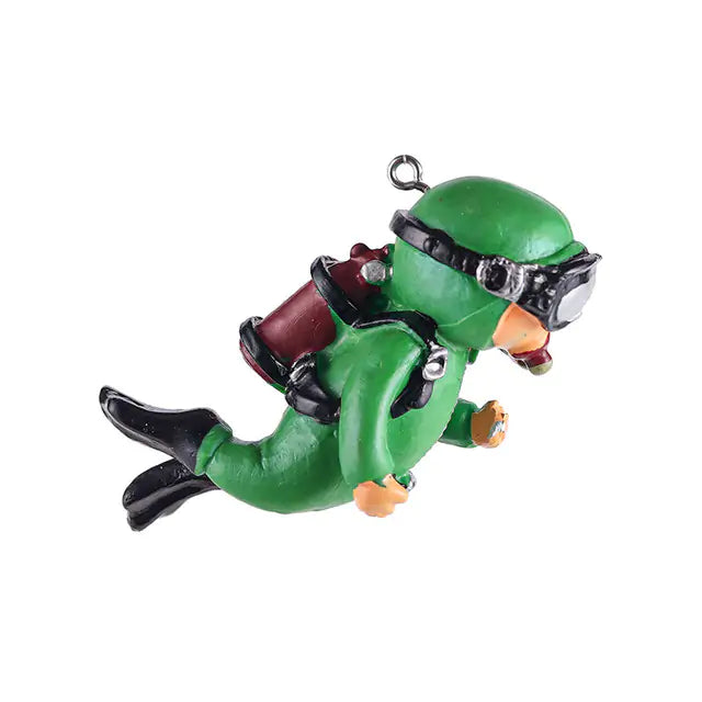 Resin Frogman Aquarium Ornaments