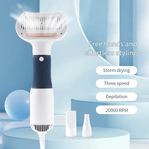 3-in-1 Pet Dryer & Comb Brush Frugal Finds Galore