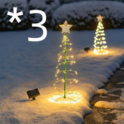 Christmas Tree Decoration Outdoor Courtyard Lighting Frugal Finds Galore