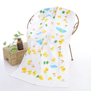 Double-layer Cartoon Print Baby Bath Towel Frugal Finds Galore