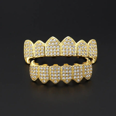 Hip Hop Grillz with Copper and Gold Tooth Decor Frugal Finds Galore