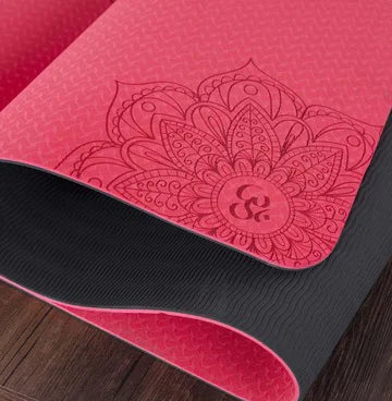 Double Layer Yoga Mat for Fitness and Exercise Frugal Finds Galore