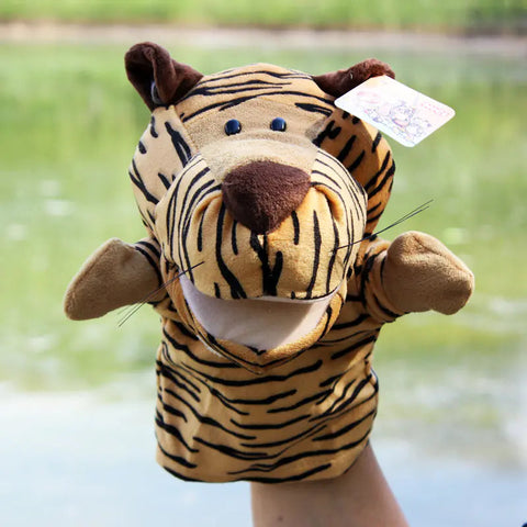 Plush Cartoon Animal Puppets for Early Education Frugal Finds Galore