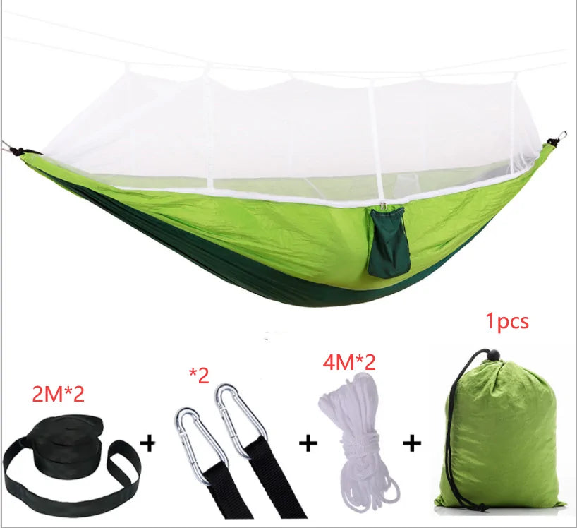 Outdoor Camping Hammock with Mosquito Net