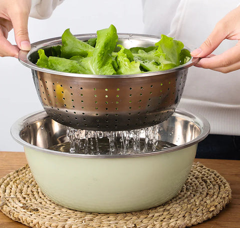 5-Piece Deep Stainless Steel Mixing Bowl Set Frugal Finds Galore