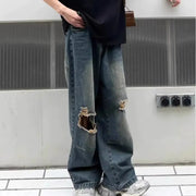 Men's Distressed Ripped Wash Jeans Frugal Finds Galore