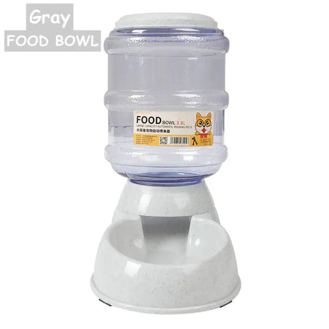 3.8L Gravity Pet Food Feeder & Water Dispenser Bowl Frugal Finds Galore