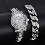 Diamond Crystals Watch and Bracelet Set Frugal Finds Galore