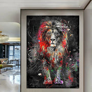 Wolf Wall Art - Canvas Print for Living Room Decor Frugal Finds Galore