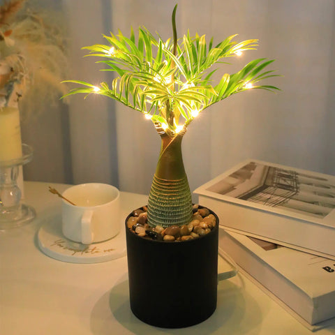 Simulation Plant LED USB Night Lamp Frugal Finds Galore