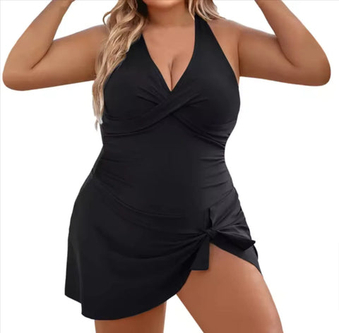 Women's Push-Up Slimming Swimsuit Dress Frugal Finds Galore