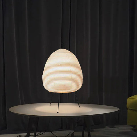 Nordic Japanese Rice Paper Table Lamp Frugal Finds Galore