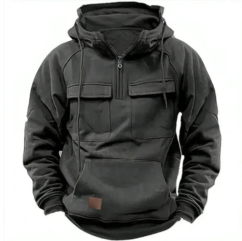 Men's Solid Color Casual Sweatshirt Frugal Finds Galore