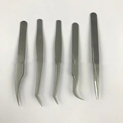 High-Precision Stainless Steel Curved Tweezers for Eyelash Extensions Frugal Finds Galore
