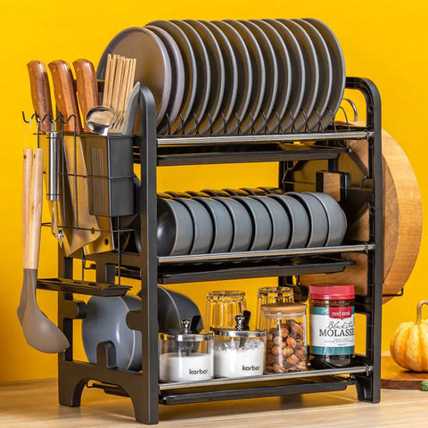 Multi-functional Kitchen Storage for Bowls and Utensils Frugal Finds Galore