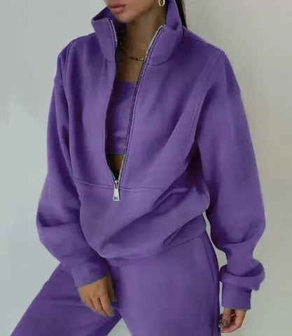 Fleece Sweater Casual Set Frugal Finds Galore