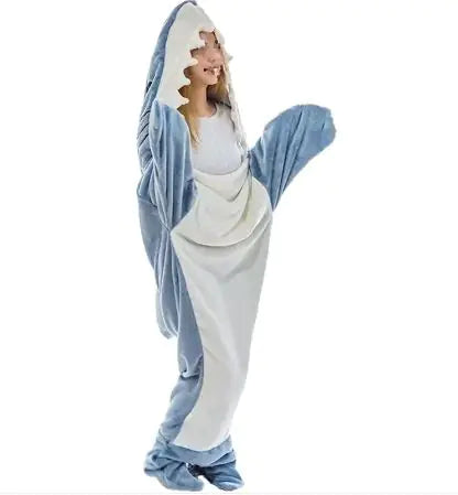 Cartoon Shark Sleeping Bag Pajamas