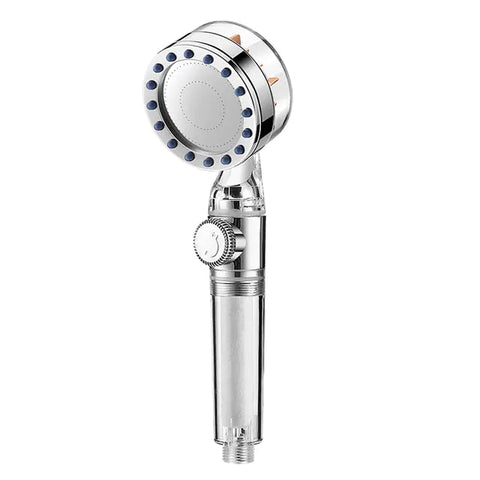 High Pressure Shower Head with Fan and Filter System Frugal Finds Galore