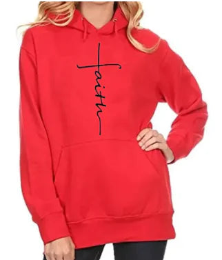 Faith Printed Hoodie Frugal Finds Galore