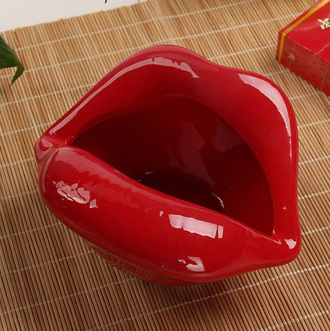Creative Ceramic Big Lips Ashtray for Home Decor Frugal Finds Galore